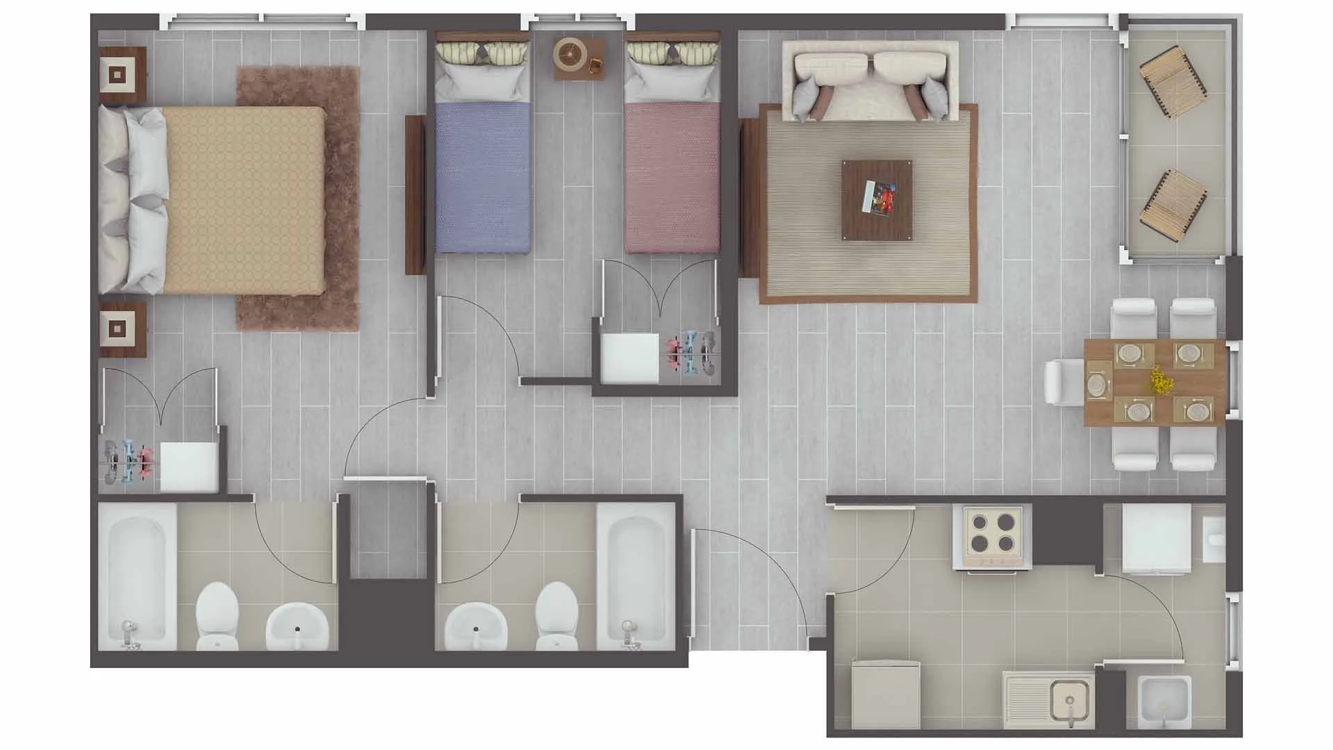 Condominio Parque Ciudadano II Tipologia C3