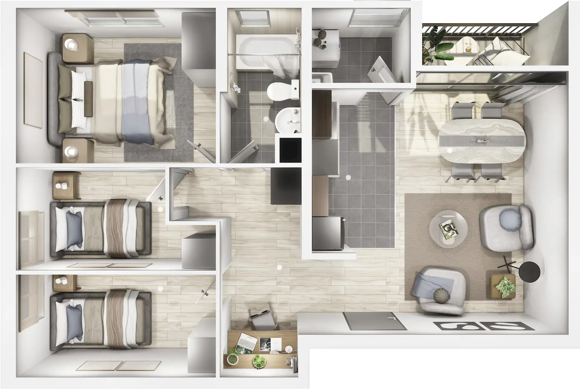 Condominio Parque Ciudadano III Tipologia G1